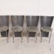 Vintage dining chairs by Frans Van Praet, set of 4