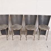 Vintage dining chairs by Frans Van Praet, set of 4