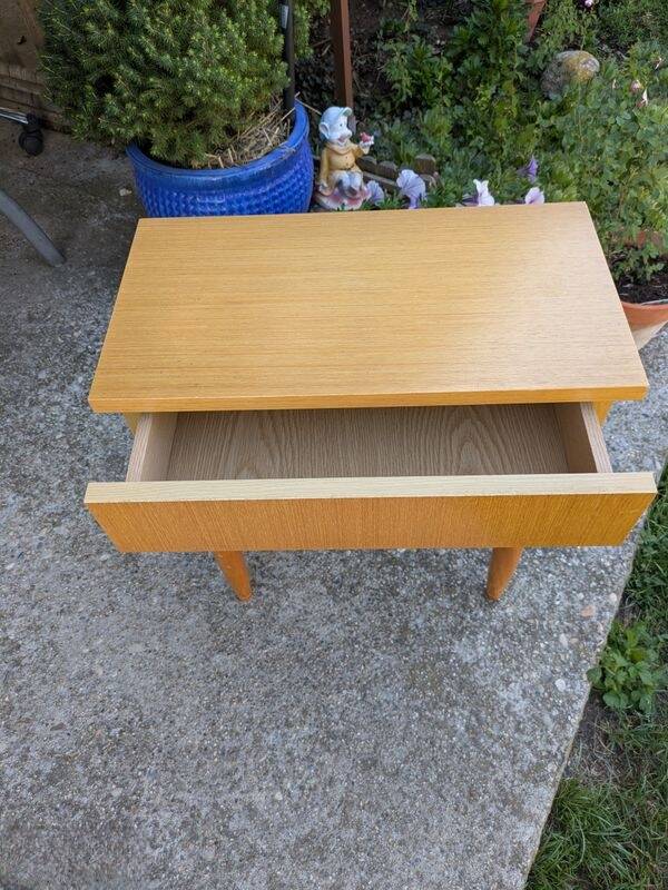 1980s Scandinavian style bedside table