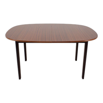 Table à manger extensible en acajou Ole Wanscher des années 1960 par P. Jeppesen