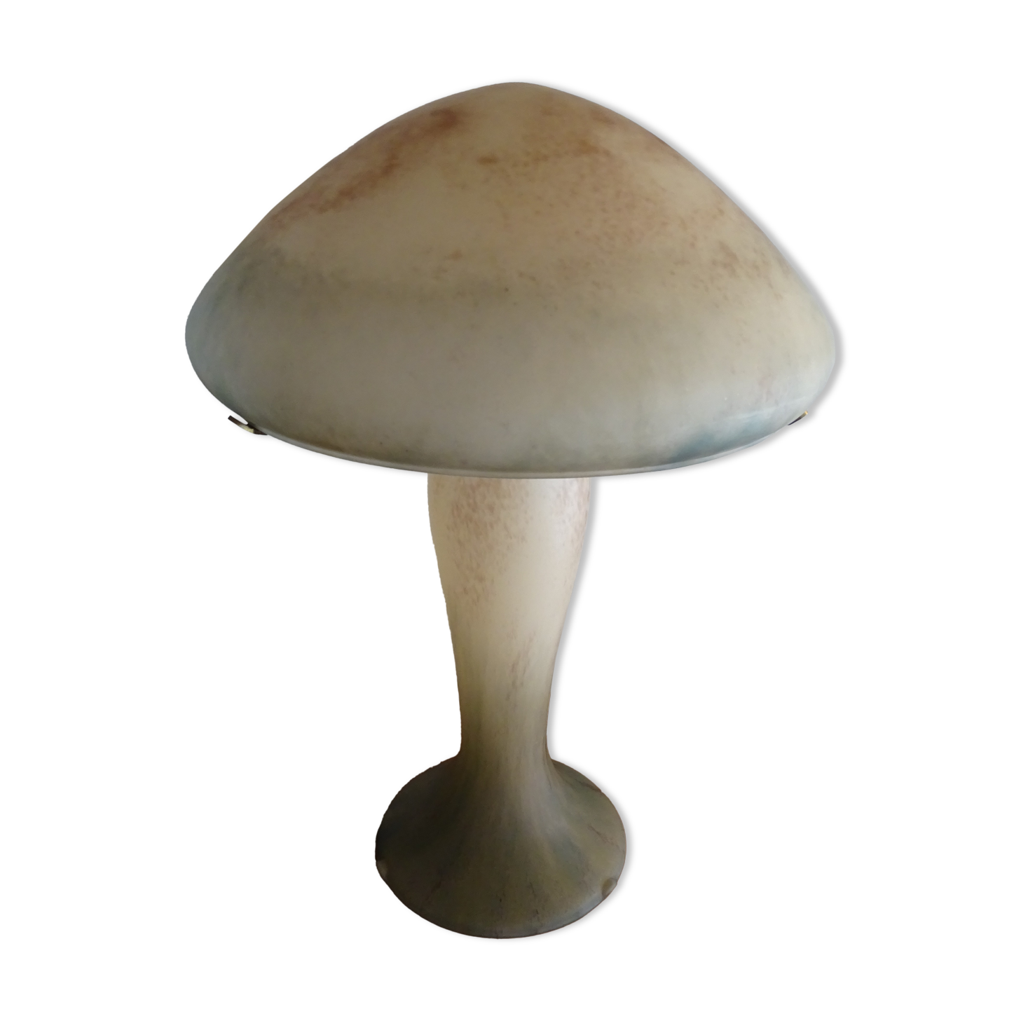 Mushroom lamp glass paste