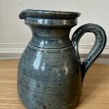 Stoneware pitcher signed Baudat