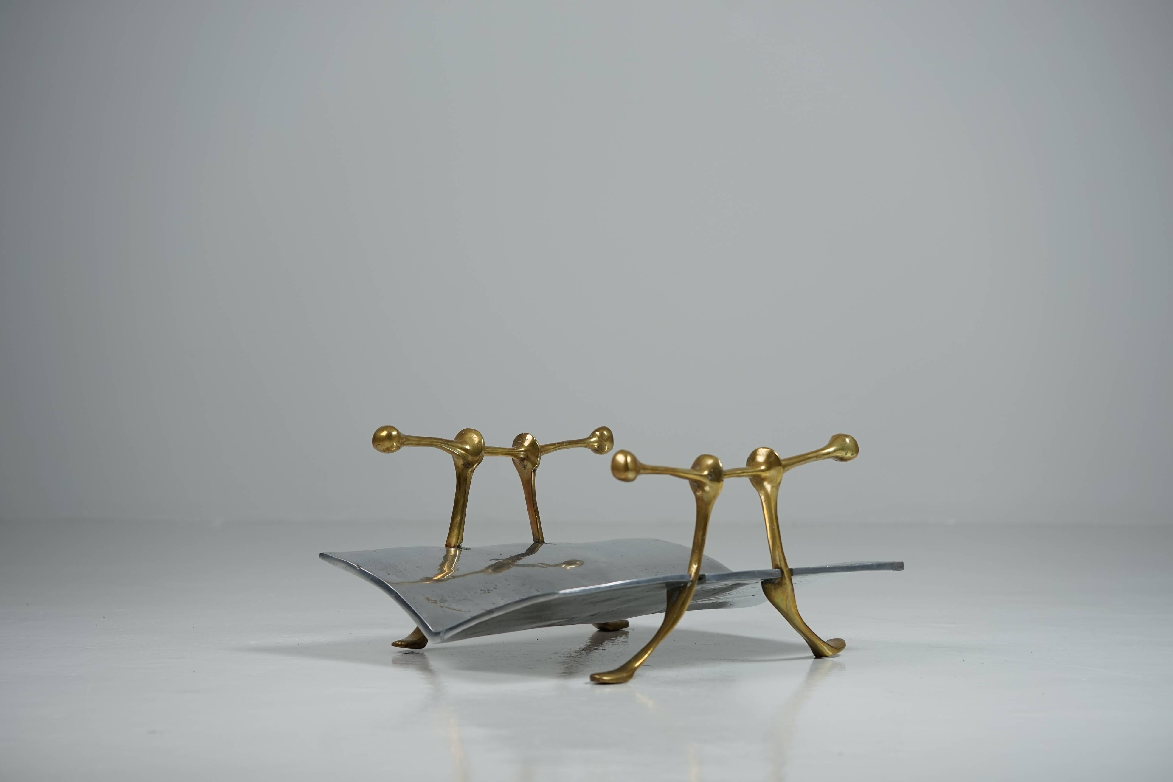 Sculptural Magazine Rack / Firewood Holder by David Marshall