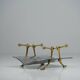Sculptural Magazine Rack / Firewood Holder by David Marshall