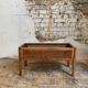 Vintage wooden and cane planter