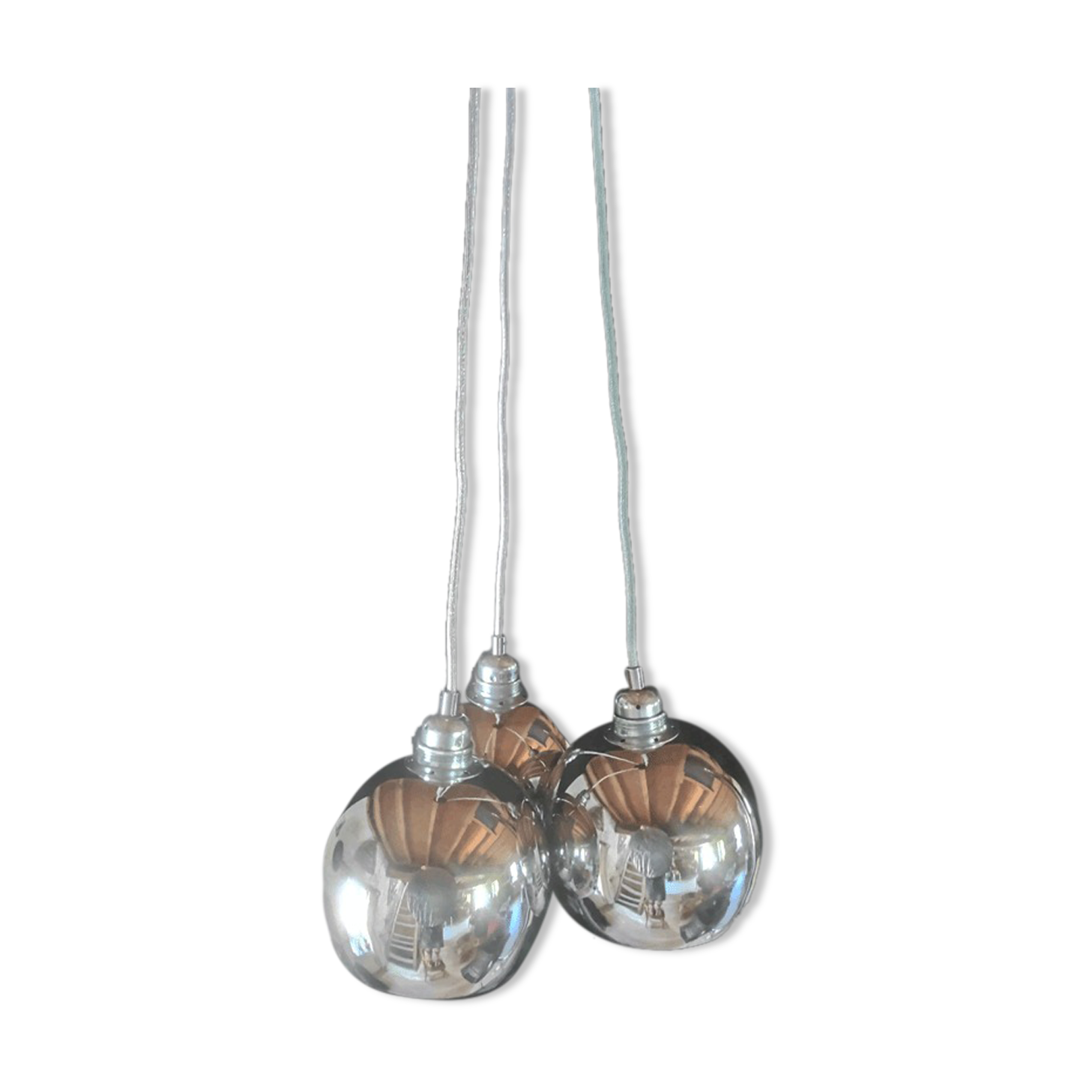 Suspension 3 chrome globes