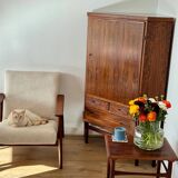 Scandinavian rosewood corner cabinet, Denmark, 1960s