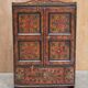 Hand-painted cupboard from Eastern Europe circa 1860.
