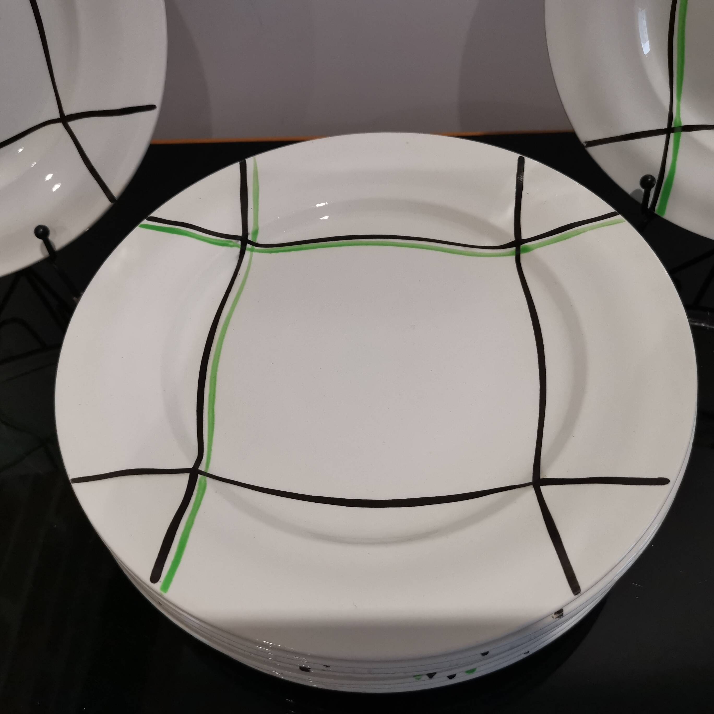 10 Céranord St Amand flat plates “Bayonne” model