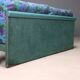 Canapé vintage deux places tissu fantaisie cuir design années 80 original