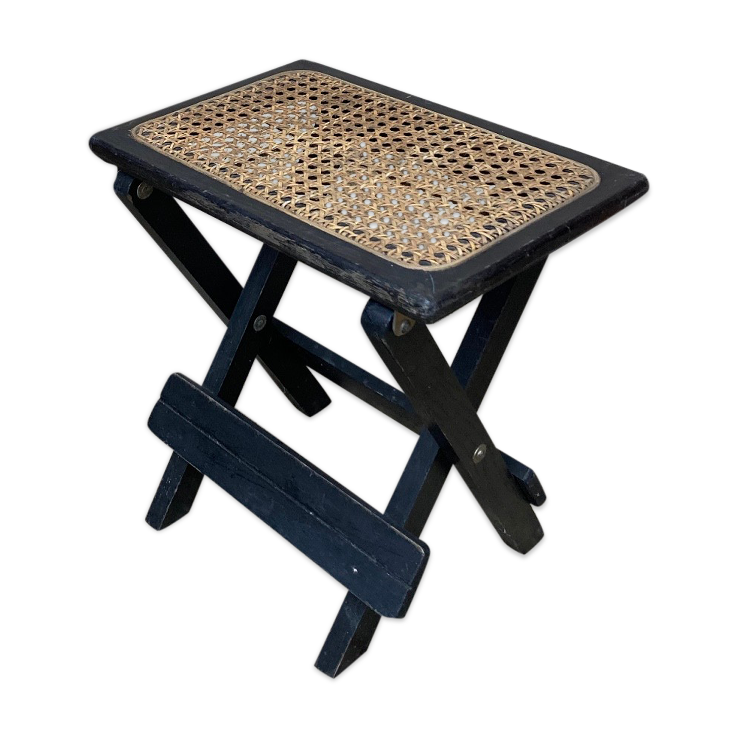 Folding stool in vintage canning