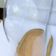 Globe en verre ovale 36 cm haute