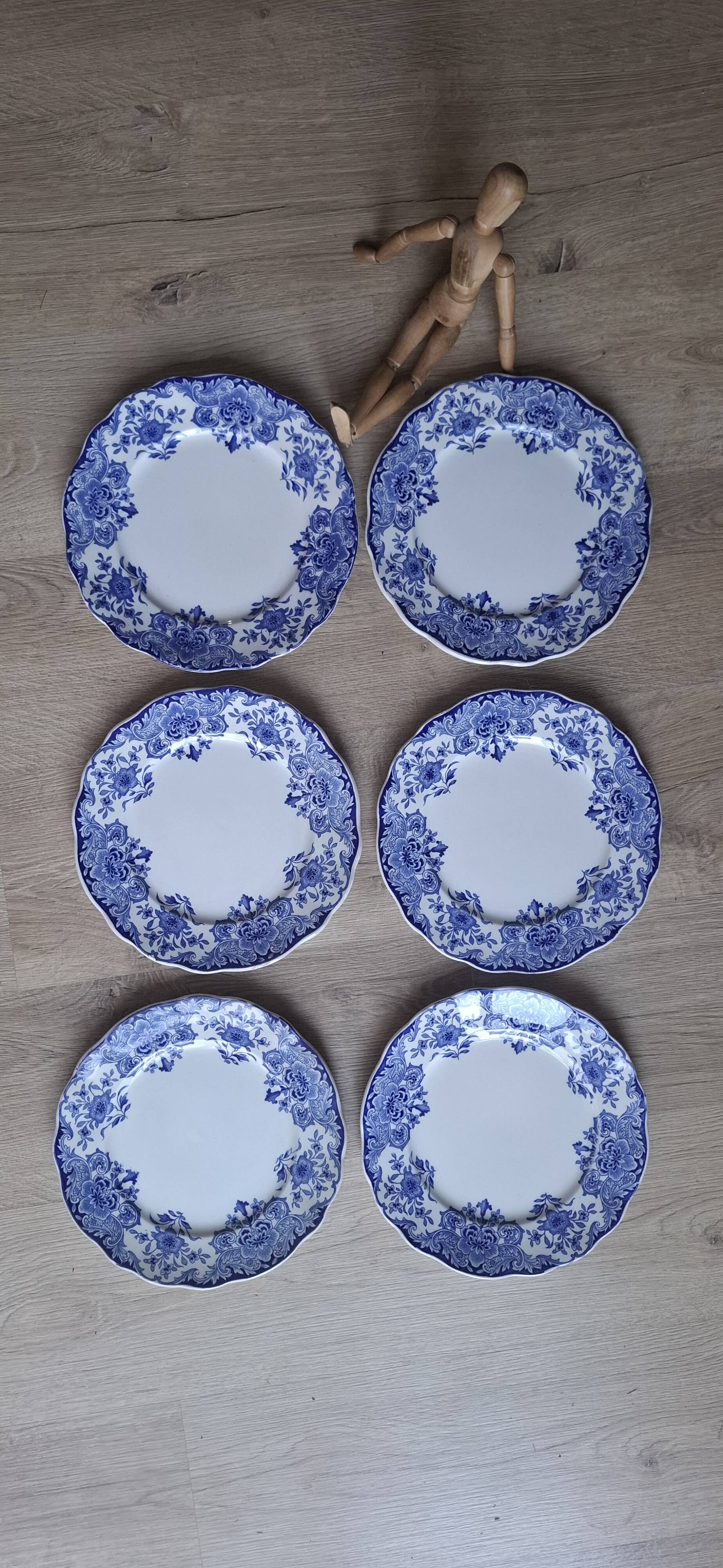 6 flat plates Dordrecht BFK 1920