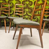 Set of 4 Scandinavian chairs 1970