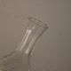 Small vintage soliflore vase in cracked transparent glass – H 17 cm