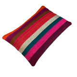 Vintage turkish kilim cushion cover, 30 x 50 cm