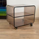 Smoked Plexiglas coffee table