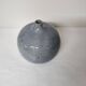 Glazed ceramic ball vase soliflore signed with monogram BL.