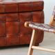 Chesterfield-style leather chest - "Jack" model - Olivier de Schrijver
