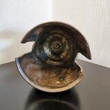 Silver-plated ceramic jug