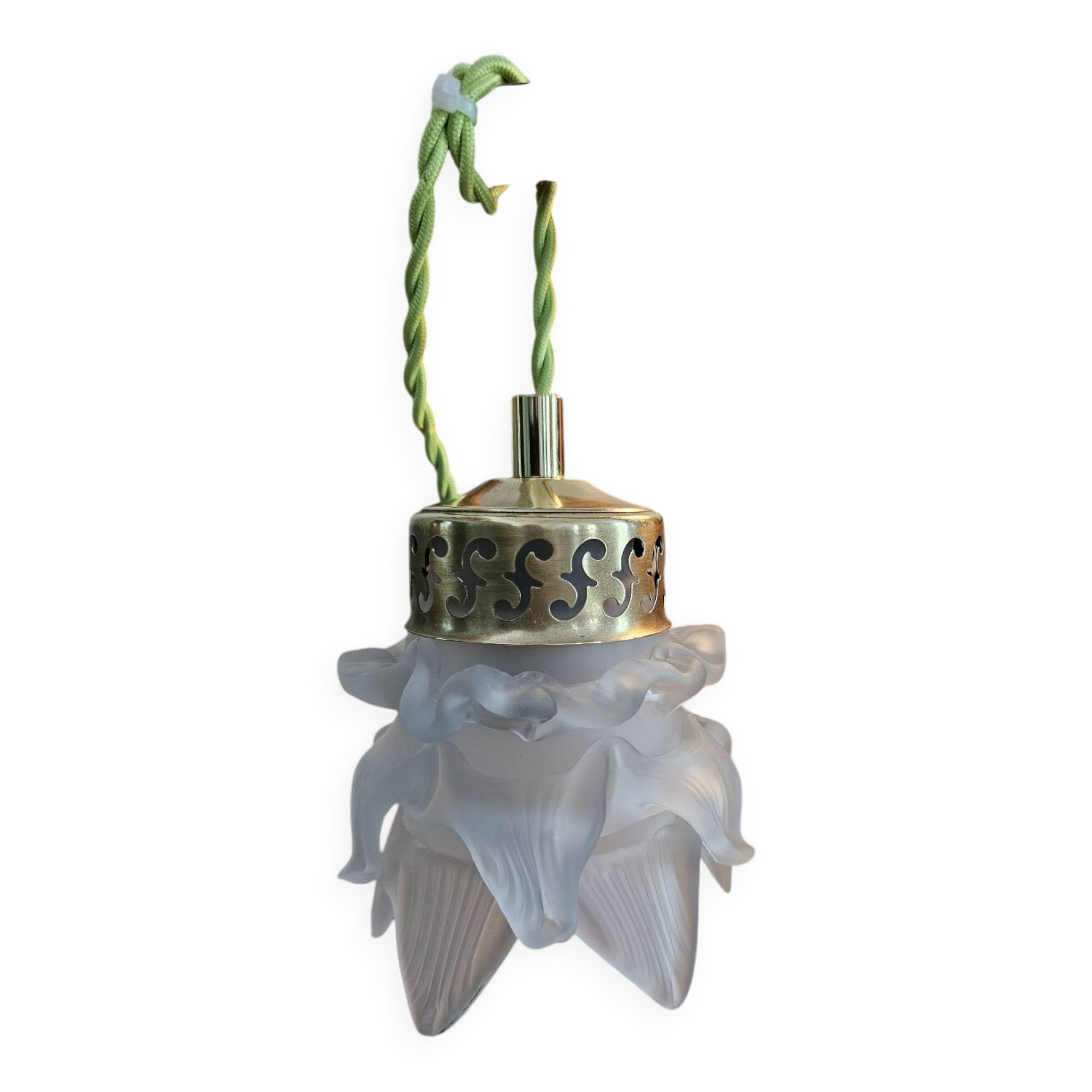 Glass paste flower suspension