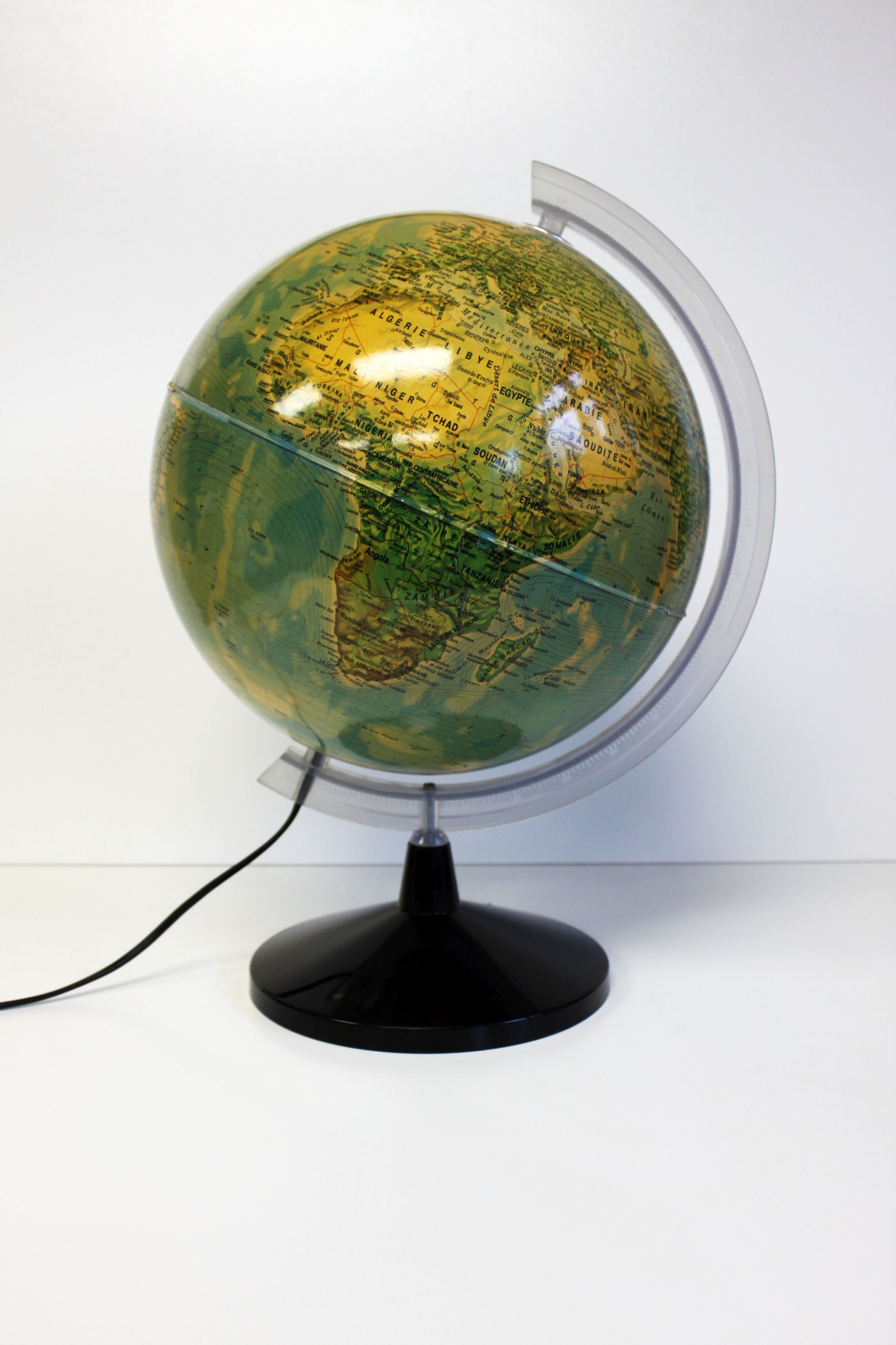 Luminous Tecnodidattica globe, 80's.