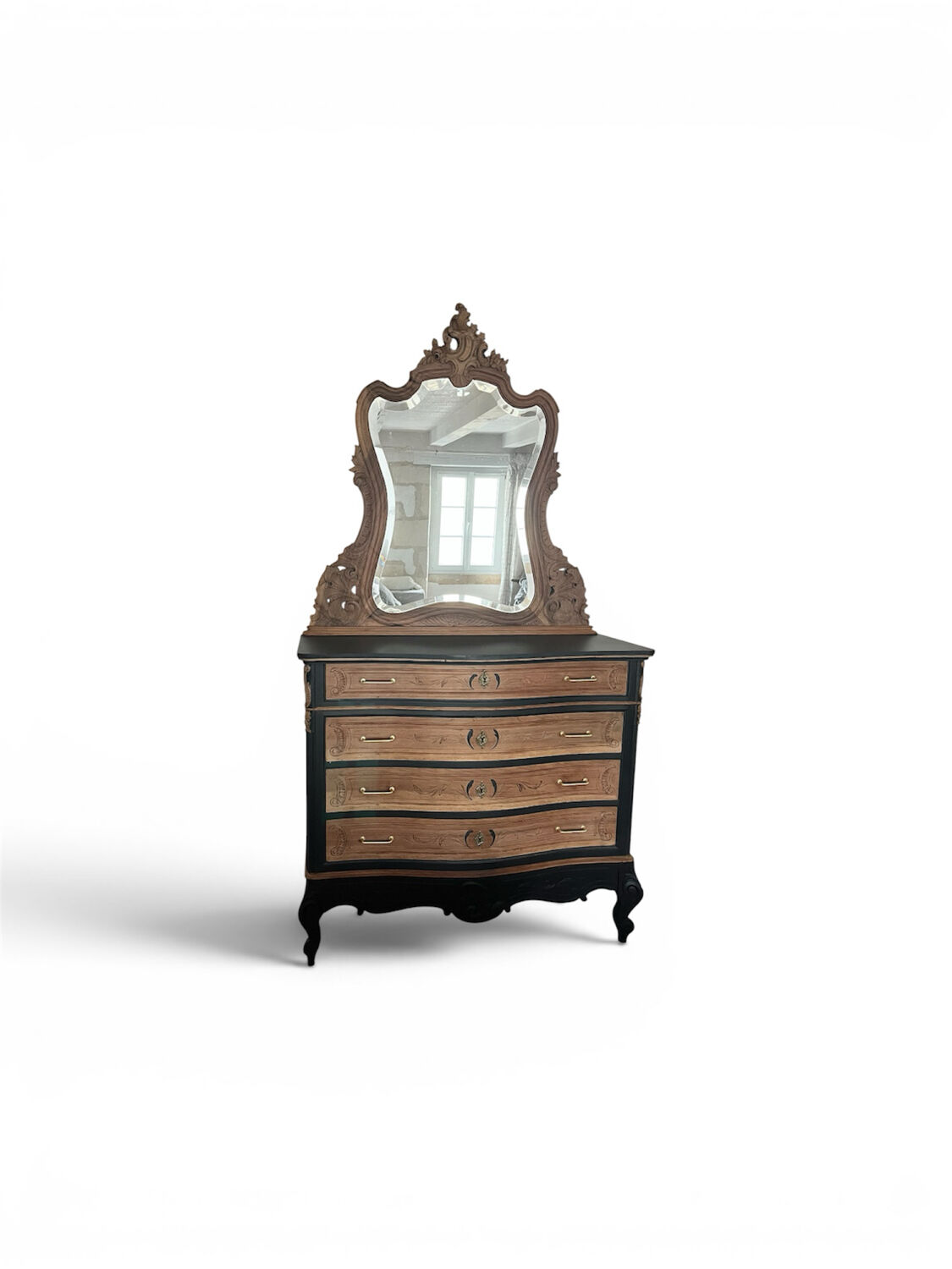 Dresser with mirror