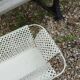 Antique vintage wrought iron planter
