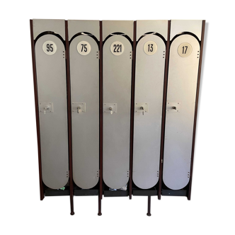 metal wardrobe of the Théâtre de la Ville de Paris - vintage