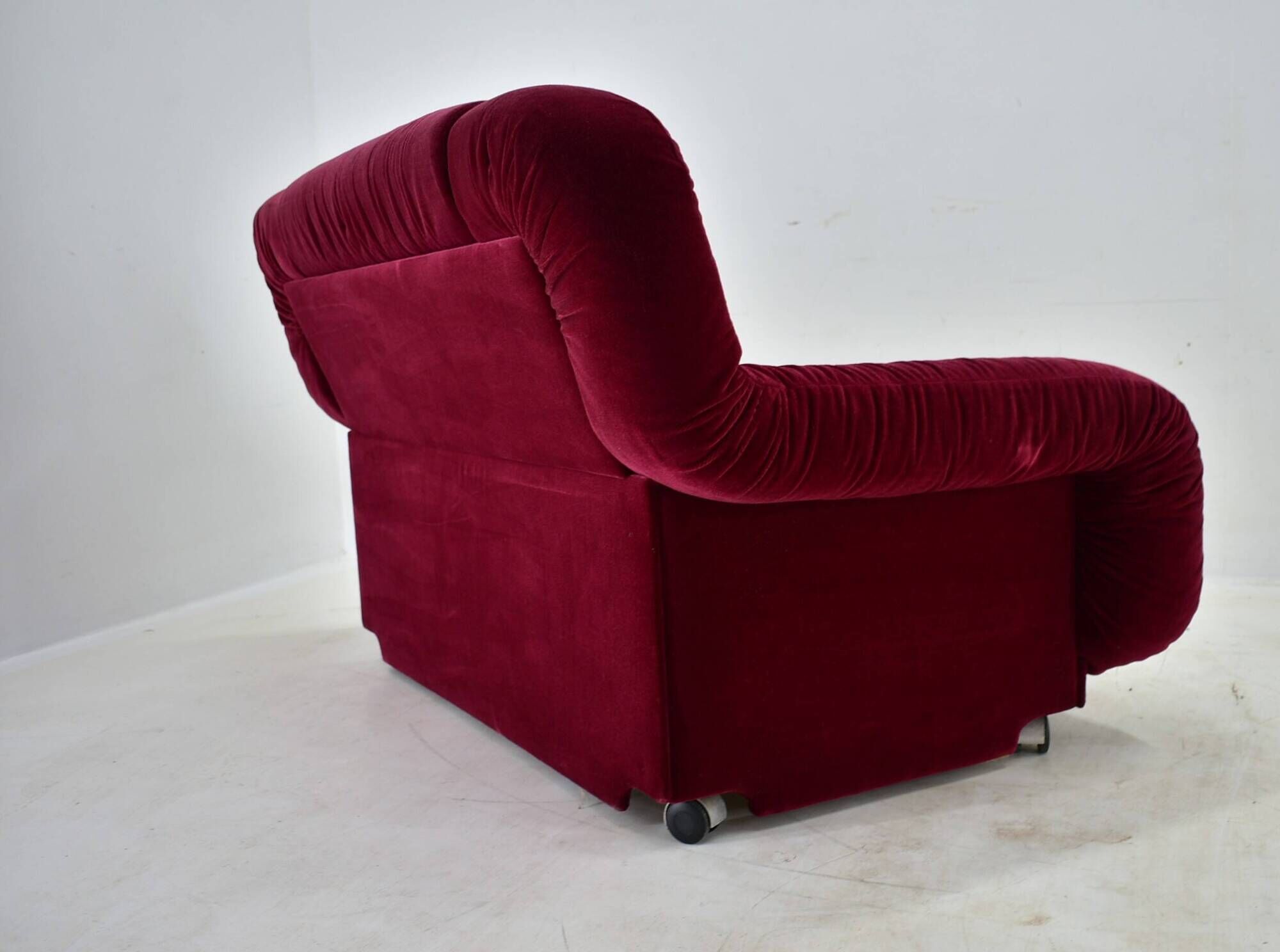 1970s Rare Mid Century Two-Seat Sofa, Italy