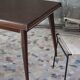 Table extensible vintage pieds compas