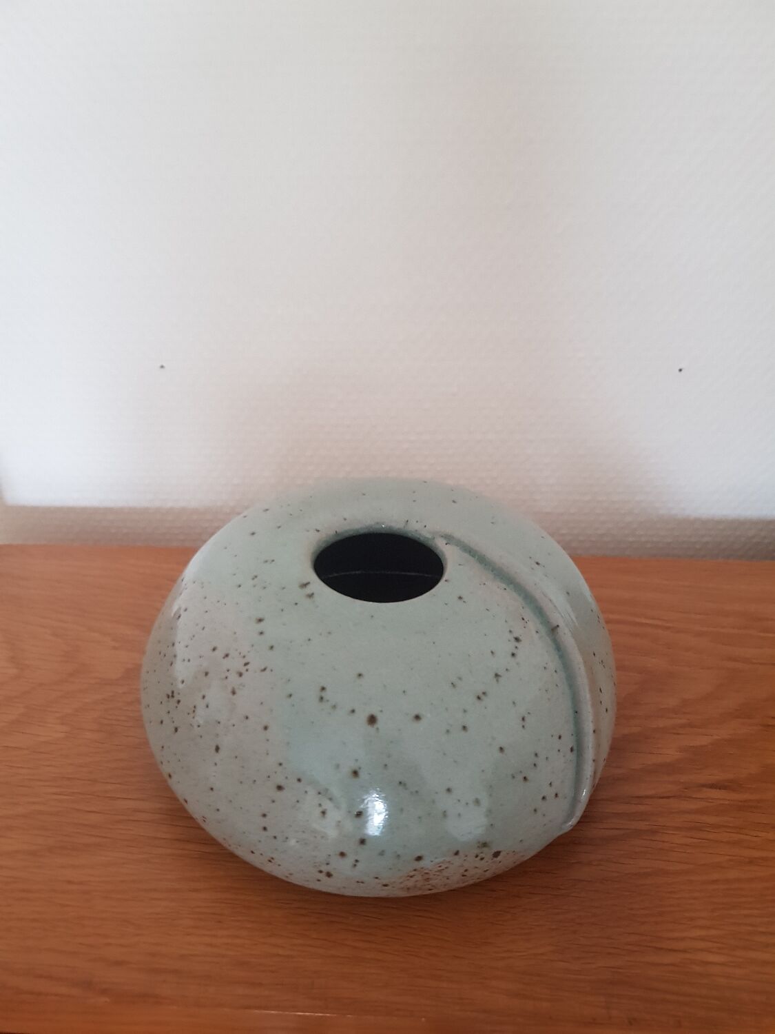 Signed ceramic vase