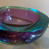 Murano purple turquoise pocket emptier