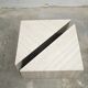 Series of 2 vintage travertine coffee tables published by Roche Bobois
