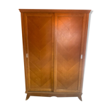 Vintage wardrobe with compass feet