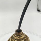 Opaline glass pendant light