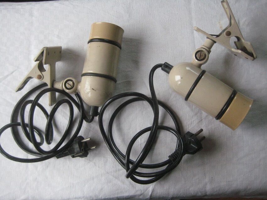 Pair of old lita spots