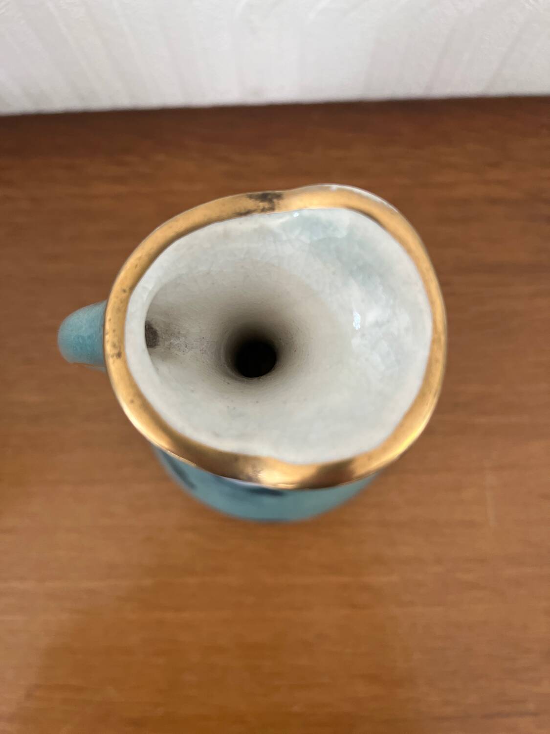 Ewer water lily model in luneville kg art deco