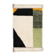 Berber carpet beni urain with colored parts 150 x 110 cm