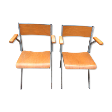 Duo de fauteuils de bureau