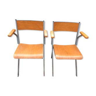 Duo de fauteuils de bureau
