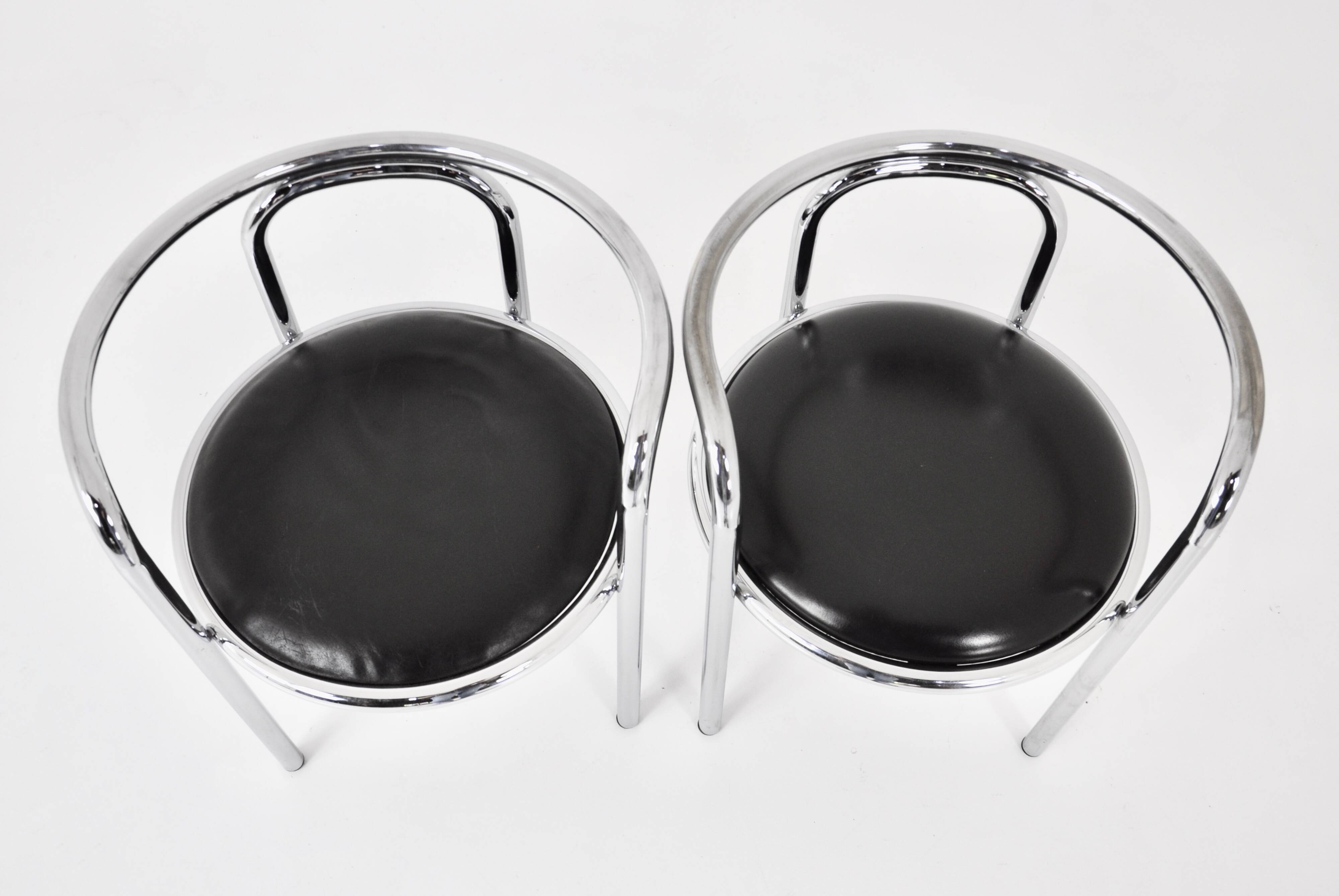 “Locus Solus” chairs by Gae Aulenti for Poltronova, 1960s