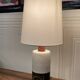 CERAMIC LAMP "1950s SCANDINAVIAN DESIGN".