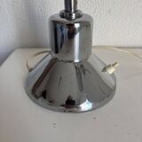 Paire lampes vintage 1940 de bureau jumo 210 chromée design - 50 cm