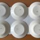 6 old flat plates in Choisy-le-Roi earthenware
