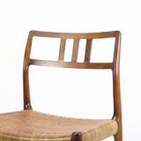 Set Of Four Dining Chairs Model 79 In Rosewood By N.O Møller For JL Møller