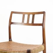 Set Of Four Dining Chairs Model 79 In Rosewood By N.O Møller For JL Møller