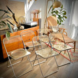 Vintage folding chair "plia" – giancarlo piretti, castelli 1969