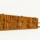 Bamboo coat rack