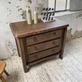 Solid elm aranjou chest of drawers